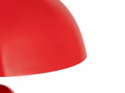 OZAIA Colección Rouge Passion|Lámpara De Mesa|Lámpara de mesa tipo seta de metal, D. 39 x Alt. 52 cm, brillante, LARKIN