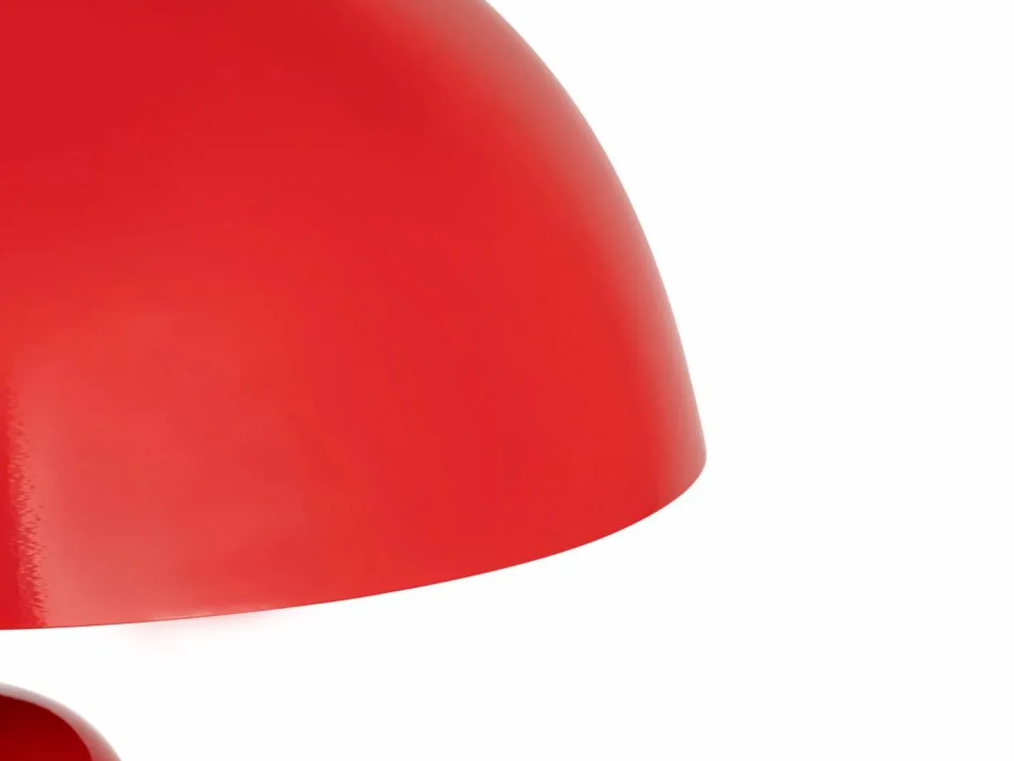 OZAIA Colección Rouge Passion|Lámpara De Mesa|Lámpara de mesa tipo seta de metal, D. 39 x Alt. 52 cm, brillante, LARKIN