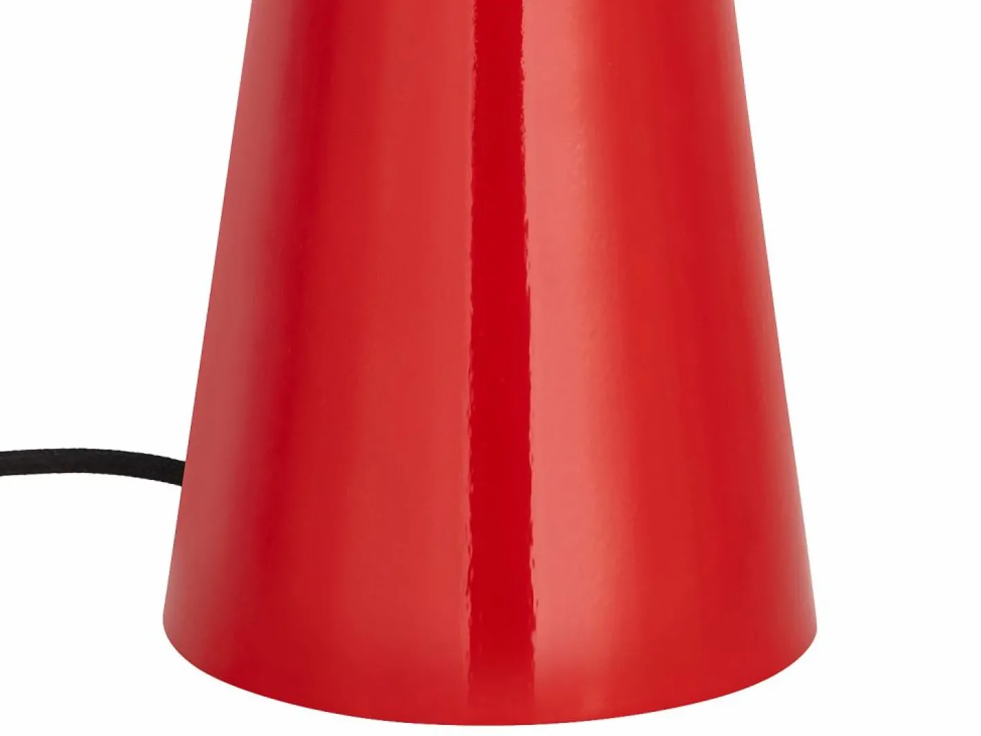 OZAIA Colección Rouge Passion|Lámpara De Mesa|Lámpara de mesa tipo seta de metal, D. 39 x Alt. 52 cm, brillante, LARKIN