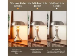 Lámpara de noche LED , táctil, regulable, inalámbrica, con batería, vintage, recargable por USB^NETTLIFE Hot
