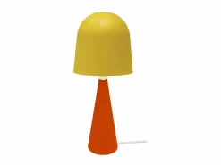 TOSEL Lámpara De Mesa|Lámpara de noche ,metal,madera,AMARILLO,A37xD17xP17cm