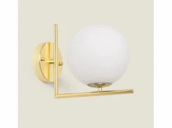 Lámpara de Pared de Metal y Cristal Moonlight Design^Ledkia Best