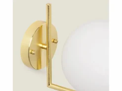 Lámpara de Pared de Metal y Cristal Moonlight Design^Ledkia Best