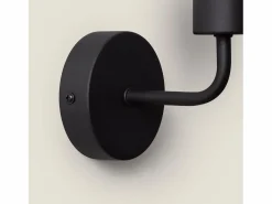 Ledkia Lámpara de Pared de Metal Jayso Negro Multicolor Hot