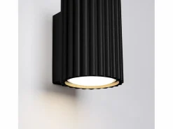 Sollux Lighting Lámpara de pared Gloow minimalista de aluminio - 1 fuentes luminosas 4000K - L.6,5 x A.10 cm - Negro New