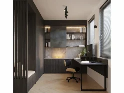 Sollux Lighting Lámpara de pared Gloow minimalista de aluminio - 1 fuentes luminosas 4000K - L.6,5 x A.10 cm - Negro New