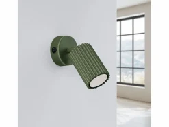Lámpara de pared Gloow minimalista de aluminio - 1 fuentes luminosas 3000K - L.8 x A.16 cm - oliva^Sollux Lighting Hot