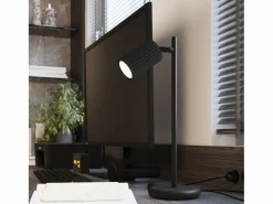 Sollux Lighting Lámpara de pared Gloow minimalista de aluminio - 1 fuentes luminosas 3000K - L.6,5 x A.10 cm - Negro Best
