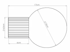 Sollux Lighting Aplique Para Pared|Lámpara De Pared Halo Moderno De Aluminio/Vidrio - 1 Fuentes Luminosas - L.12 X A.12 Cm - Moca