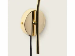 Lámpara de Pared Metal y Cristal Baudelaire Rosa^Ledkia New