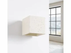 Sollux Lighting Aplique Para Pared|Lámpara de pared Quad industrial de concreto - 1 fuentes luminosas - L.10 x A.10 cm -