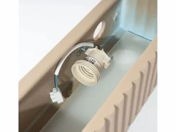 Sollux Lighting Aplique Para Pared|Lámpara de pared Rigata moderno de cerámica - 1 fuentes luminosas - L.34 x A.10 cm - pardo