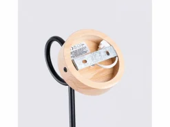 Lámpara de pared Sparkon minimalista de acero/madera - 1 fuentes luminosas 4000K - L.10 x A.24 cm - /madera natural^Sollux Lighting Clearance