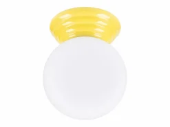 Sollux Lighting Aplique Para Pared|Lámpara de pared Zori minimalista de cerámica/vidrio vidriado - 1 fuentes luminosas - L.12 x A.12 cm -