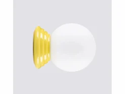 Sollux Lighting Aplique Para Pared|Lámpara de pared Zori minimalista de cerámica/vidrio vidriado - 1 fuentes luminosas - L.12 x A.12 cm -