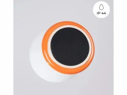 Sollux Lighting Lámpara de pared Zori minimalista de cerámica/vidrio vidriado - 1 fuentes luminosas - L.12 x A.12 cm - Naranja Outlet