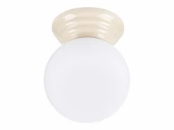 Sollux Lighting Aplique Para Pared|Lámpara de pared Zori minimalista de cerámica/vidrio vidriado - 1 fuentes luminosas - L.12 x A.12 cm -