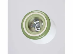 Sollux Lighting Aplique Para Pared|Lámpara de pared Zori minimalista de cerámica/vidrio vidriado - 1 fuentes luminosas - L.12 x A.12 cm - oliva