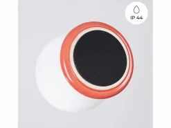Sollux Lighting Aplique Para Pared|Lámpara de pared Zori minimalista de cerámica/vidrio vidriado - 1 fuentes luminosas - L.12 x A.12 cm - durazno