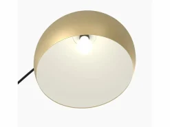 Rendez-Vous Déco Lámpara de pie de metal de color latón - Dinard Negro / Dorado