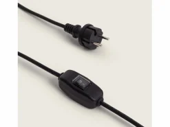 Ledkia Lámpara De Pie|Lámpara de Pie Exterior Metal y Cuerda Montreal Natural
