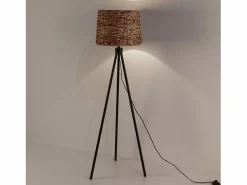VS Venta-stock Lámpara De Pie|Lámpara de pie Kiomi de alga marina y metal, altura 144 cm