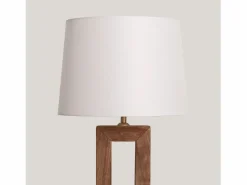 Ledkia Lámpara de Pie Madera Abner Natural Beige Hot