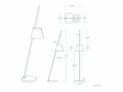 Lámpara de Pie Metal Bardney^Ledkia New