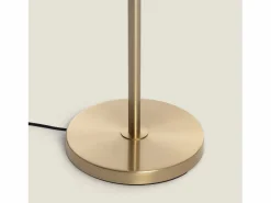 Lámpara de Pie Metal y Cristal Moonlight Brass Round 3 Focos Dorado^Ledkia Discount