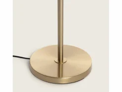Lámpara de Pie Metal y Cristal Moonlight Brass Round 3 Focos Dorado^Ledkia Discount