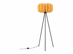 Lámpara de pie Mula moderno de fieltro/acero - 1 fuentes luminosas - L.45 x A.134 cm - /negro^Sollux Lighting Clearance