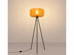 Lámpara de pie Mula moderno de fieltro/acero - 1 fuentes luminosas - L.45 x A.134 cm - /negro^Sollux Lighting Clearance