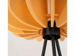 Lámpara de pie Mula moderno de fieltro/acero - 1 fuentes luminosas - L.45 x A.134 cm - /negro^Sollux Lighting Clearance