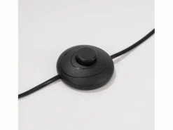 Lámpara de pie Nevia minimalista de tela/PVC/acero - 1 fuentes luminosas - L.40 x A.135 cm - burdeos/negro^Sollux Lighting New