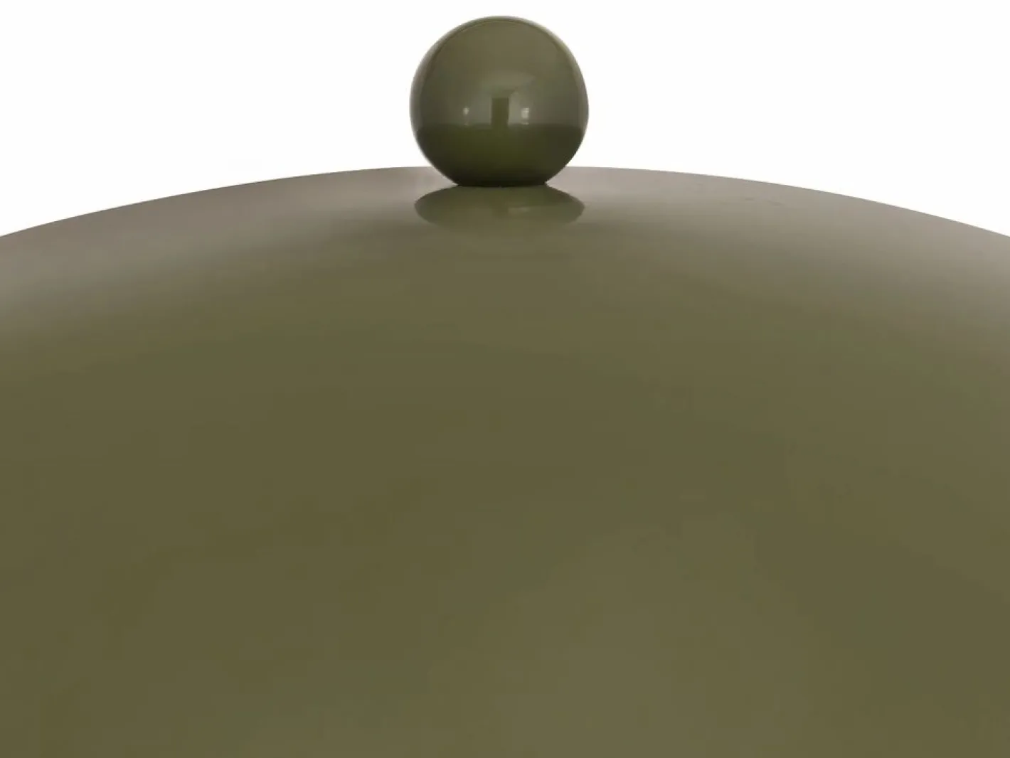 OZAIA Lámpara de pie tipo seta de metal, D. 45 x A. 147 cm, brillante, ELDON Caqui Clearance