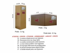 TOSEL Lámpara De Pie|Lámpara de Pie ,madera,,A165xD43xP43cm