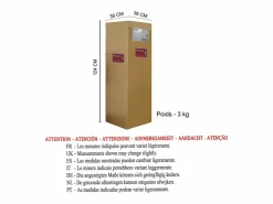 Lámpara de Pie ,metal, ,A170xD60xP60cm^TOSEL Discount