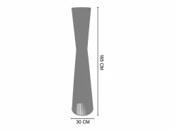 TOSEL Lámpara De Pie|Lámpara de Pie ,metal, ,A145xD30xP30cm