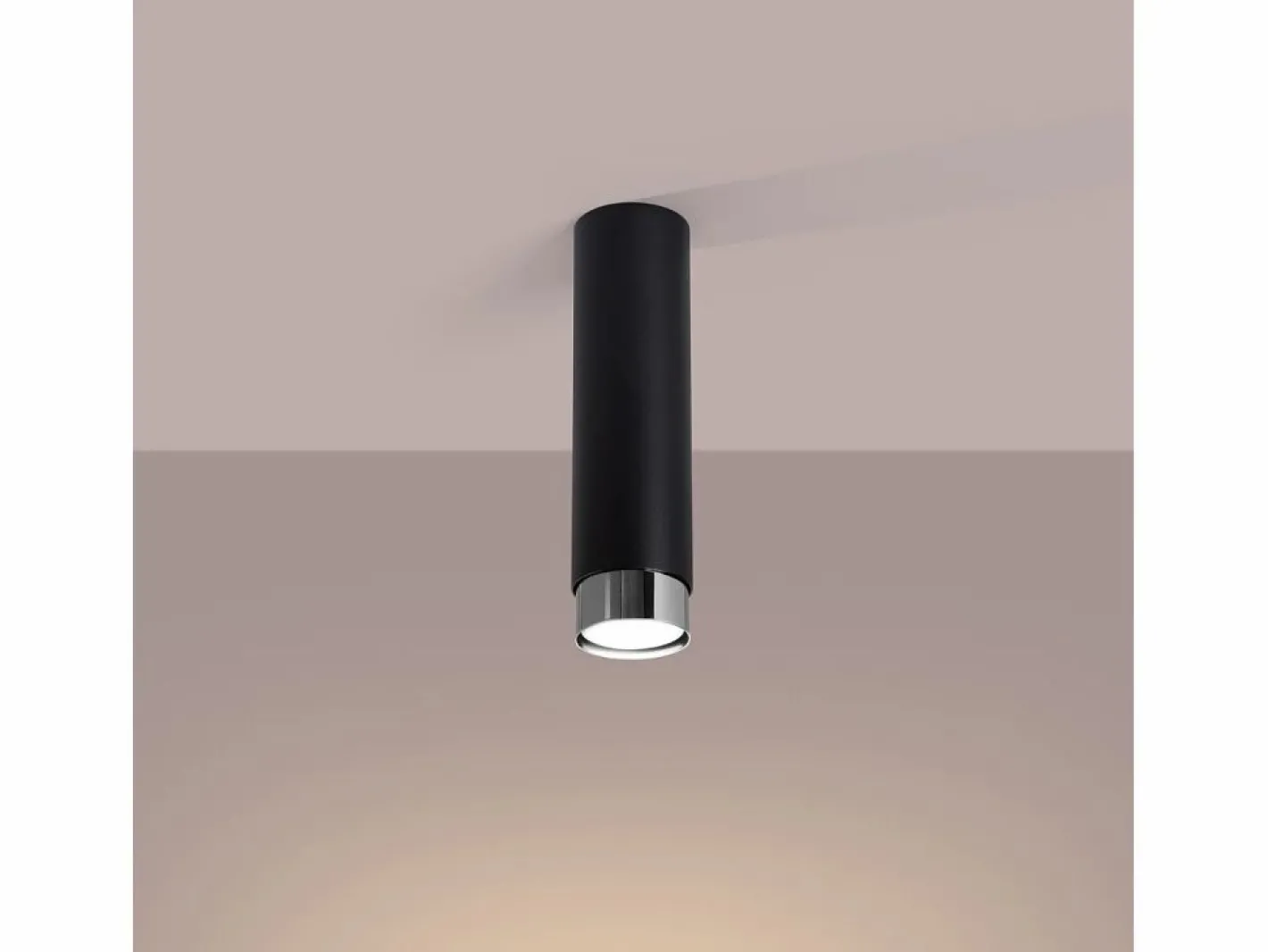 Lámpara de techo Alvor moderno de acero - 1 fuentes luminosas 4000K - L.6 x A.22,5 cm - /cromo^Sollux Lighting Clearance