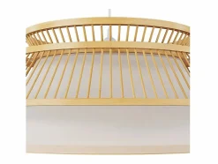 Rendez-Vous Déco Lámpara Suspendida|Lámpara de techo de bambú natural 46 cm - Maupiti
