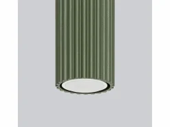 Sollux Lighting Lámpara de techo Gloow minimalista de aluminio - 1 fuentes luminosas 3000K - L.6,5 x A.40 cm - oliva Verde Discount