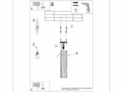 Sollux Lighting Plafón|Lámpara de techo Gloow minimalista de aluminio - 1 fuentes luminosas 4000K - L.6,5 x A.30 cm -