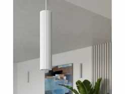 Sollux Lighting Plafón|Lámpara de techo Gloow minimalista de aluminio - 1 fuentes luminosas 4000K - L.6,5 x A.30 cm -