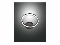 Plafón|Lámpara de techo LED GIOTTO moderna 18W negra 3508-21-101 Fabas Luce