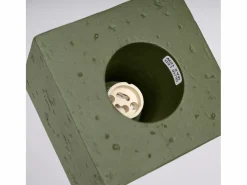 Sollux Lighting Lámpara de techo Quad industrial de concreto - 1 fuentes luminosas - L.10 x A.10 cm - oliva Verde Hot