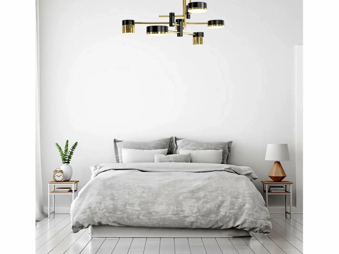Plafón|Lámpara De Techo Toolight App1002-6C Black