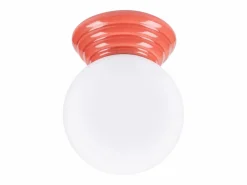 Sollux Lighting Lámpara de techo Zori minimalista de cerámica/vidrio vidriado - 1 fuentes luminosas - L.12 x A.12 cm - durazno Rosa New