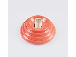 Sollux Lighting Lámpara de techo Zori minimalista de cerámica/vidrio vidriado - 1 fuentes luminosas - L.12 x A.12 cm - durazno Rosa New
