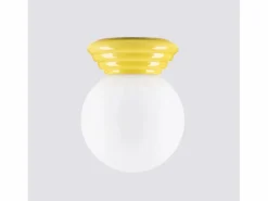 Lámpara de techo Zori minimalista de cerámica/vidrio vidriado - 1 fuentes luminosas - L.12 x A.12 cm -^Sollux Lighting Best