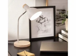 Ledkia Lámpara Flexo Escritorio Metal Luxo Blanco Outlet
